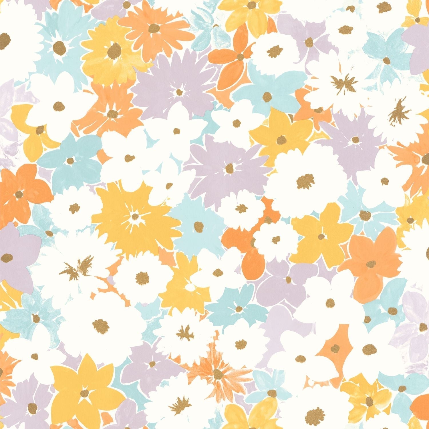 Flora Wallpaper - Multicouleurs - Caselio - 104416201