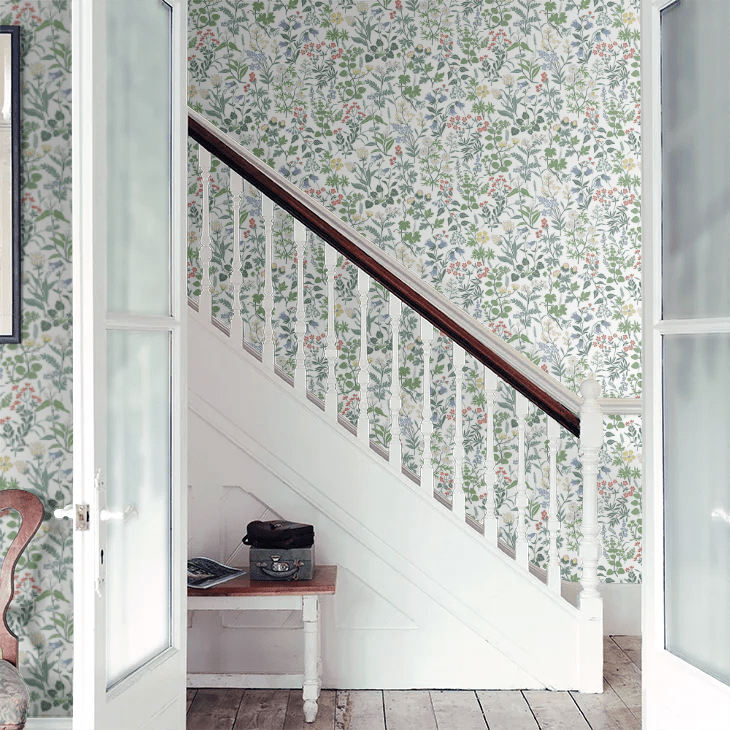 Flora Wallpaper - Multi - Boråstapeter - 4180 - Premier Wallcovering