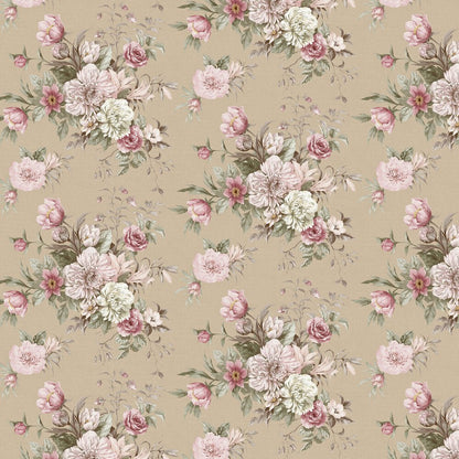 Floral Charm Wallpaper - Beige - Boråstapeter - 4250 - Premier Wallcovering