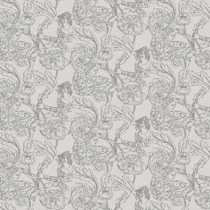 Floral Dream Wallpaper - Black - Boråstapeter - 2064 - Premier Wallcovering