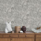 Floral Dream Wallpaper - Black - Boråstapeter - 2064 - Premier Wallcovering