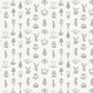 Floral Spot Wallpaper - Bude Blue - Cromwell Stone - Hilles White - Josephine Munsey - FLO-024-027-037 - Premier Wallcovering