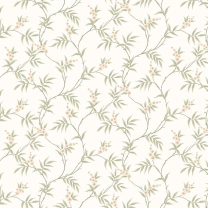 Floral Tree Wallpaper - Ivory - Boråstapeter - 7761 - Premier Wallcovering