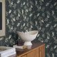 Floral Tree Wallpaper - Black - Boråstapeter - 7765 - Premier Wallcovering