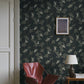 Floral Tree Wallpaper - Black - Boråstapeter - 7765 - Premier Wallcovering