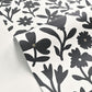 Floralie Wallpaper - Blanc Noir - Caselio - 104340914