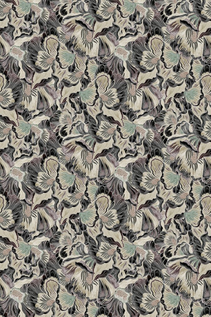 Florama Fabric - Dorian - Timorous Beasties - JNGL/DIGIP/FRMA/1295/02 - Premier Wallcovering