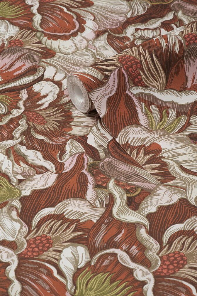 Florama Wallpaper - Cedar - Timorous Beasties - JNGL/FRMA/SMM/03 - Premier Wallcovering
