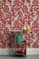 Florama Wallpaper - Scarlet - Timorous Beasties - JNGL/FRMA/SMM/01 - Premier Wallcovering