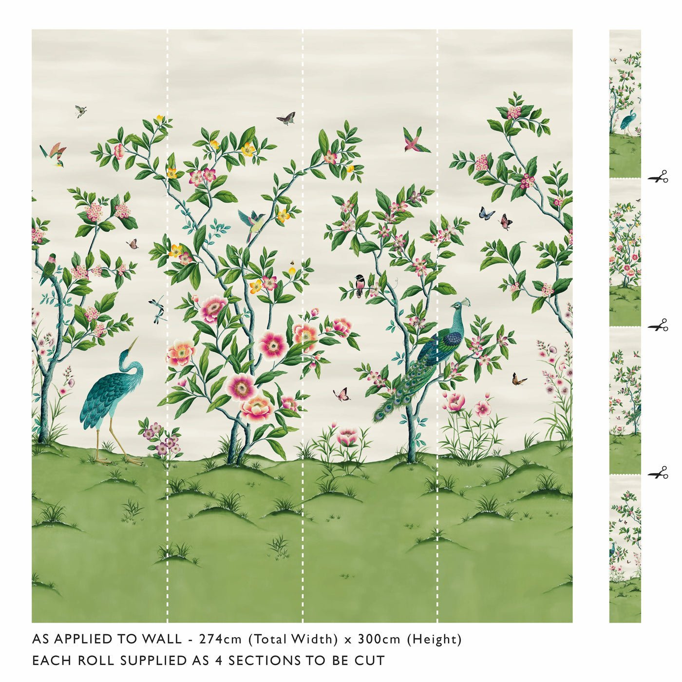 Florence Wallpaper - Fig Blossom/Apple/Peony - HDHW112891 - Harlequin 