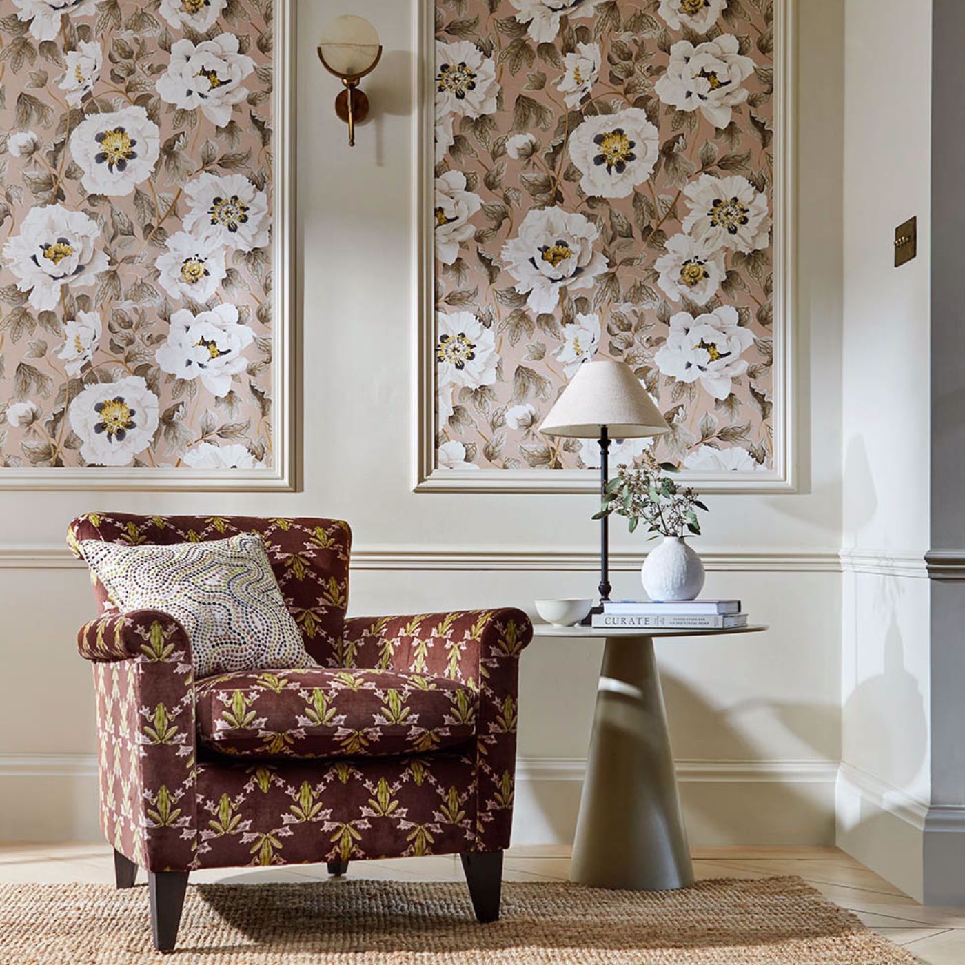 Florent Wallpaper - Positano/Maple/Graphite - Harlequin - HC4W113014