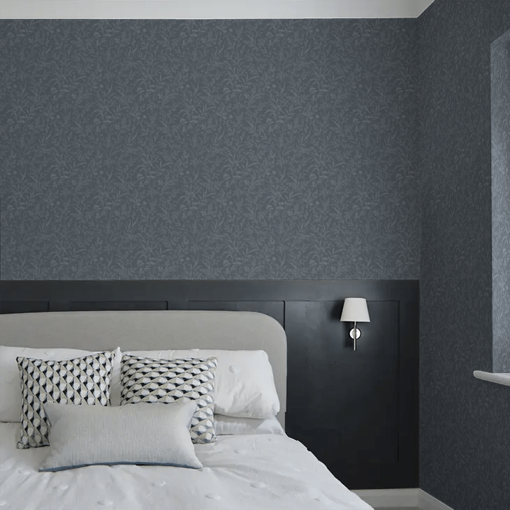 Florian Wallpaper - Blue - Boråstapeter - 38739 - Premier Wallcovering
