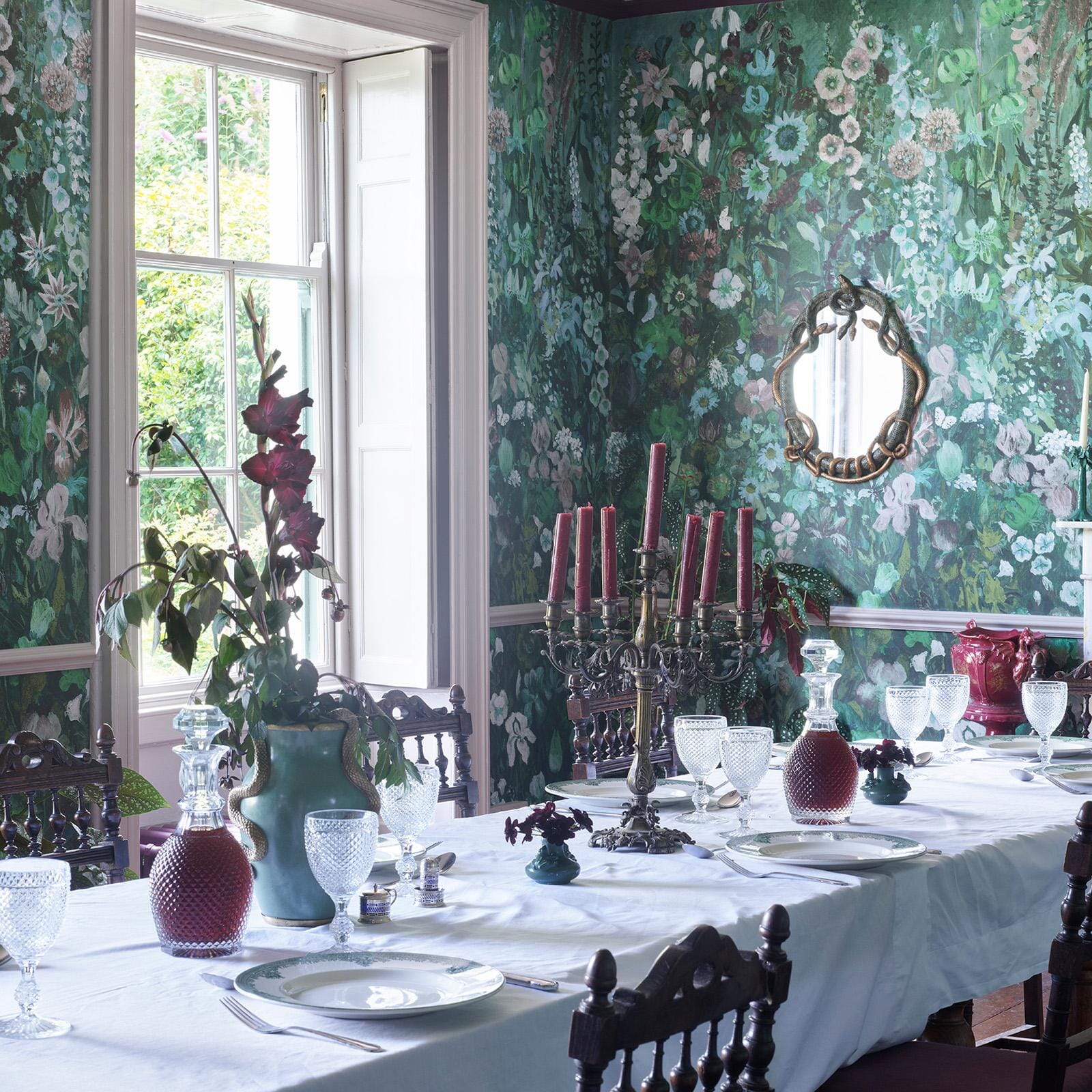 Floribunda Magna Wallpaper - Verde - House of Hackney - 1-WA-FLM-DI-VED-XXX