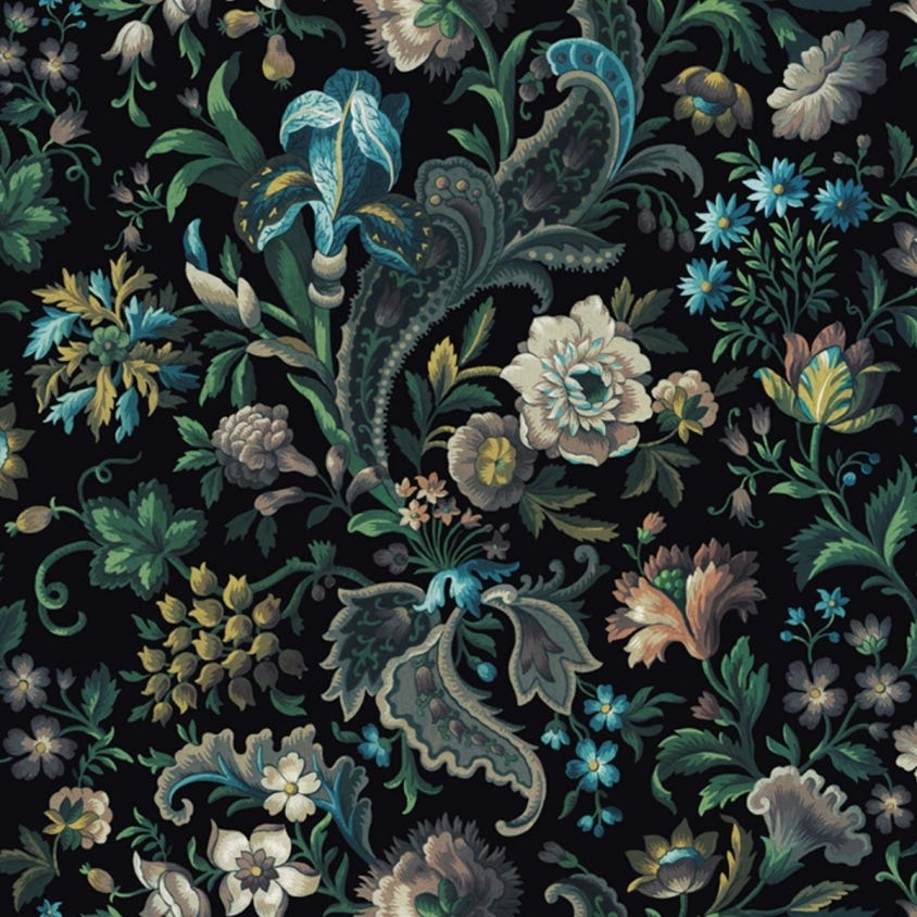 Florika Wallpaper - Onyx - House of Hackney - 1-WA-FLO-DI-ONX-XXX