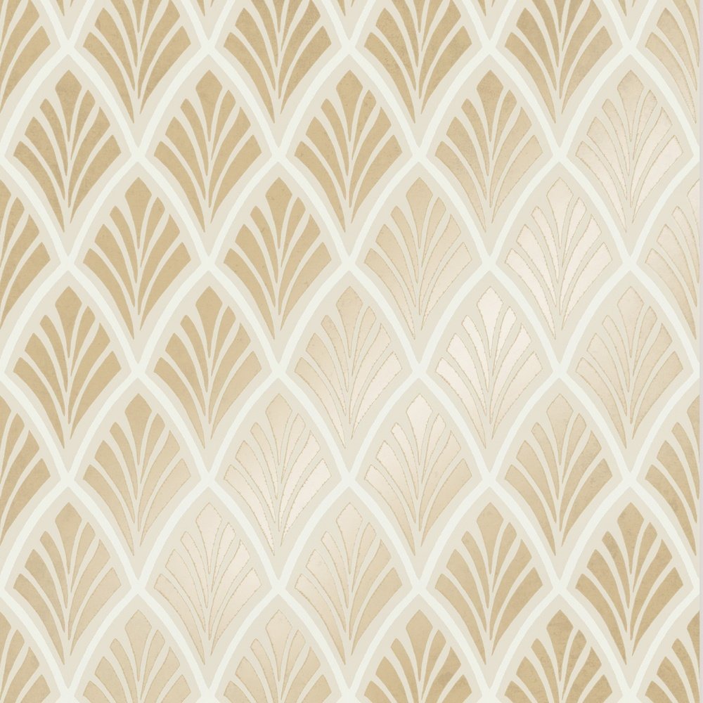 Florin Wallpaper - Gold - Laura Ashley - 113375 - Premier Wallcovering