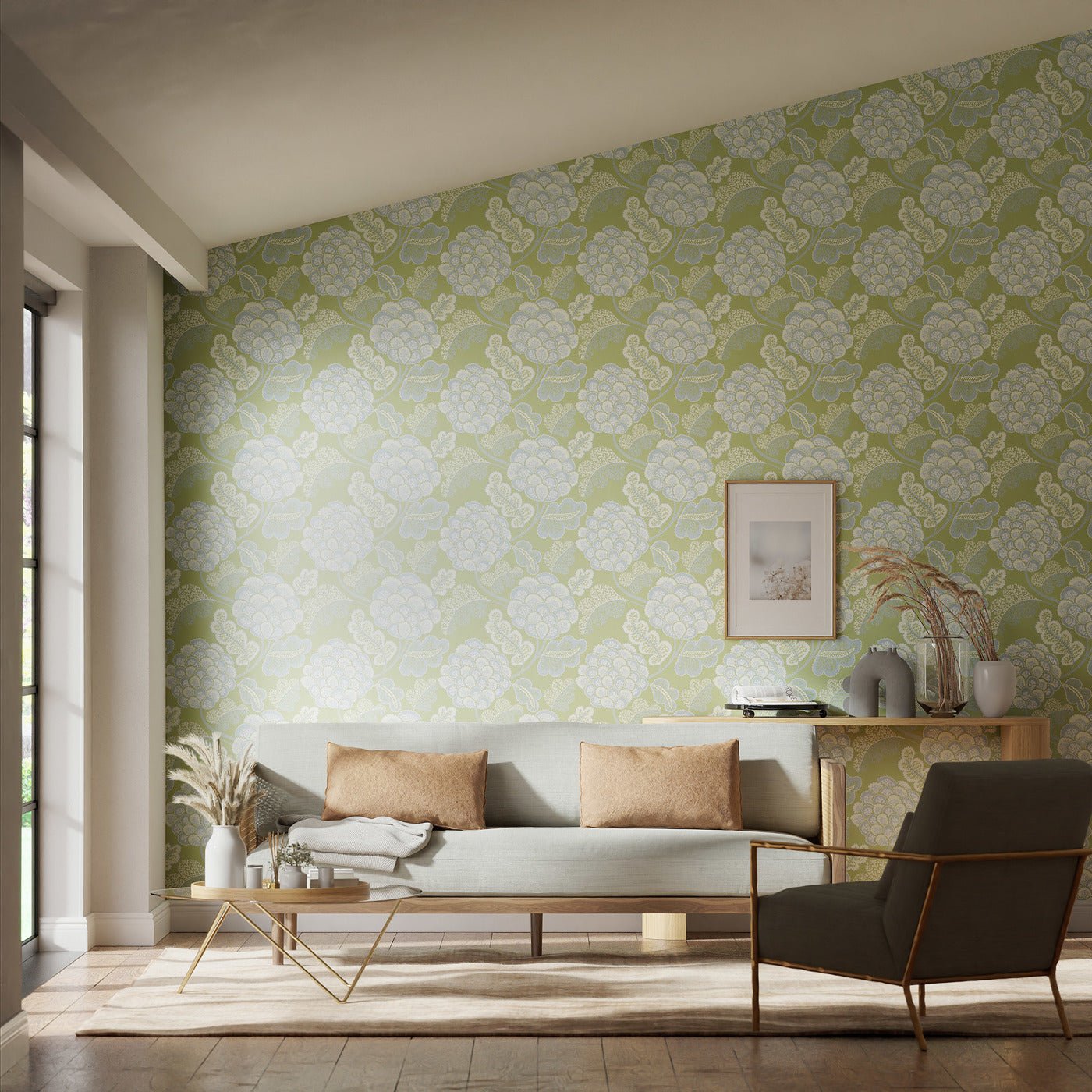 Flourish Wallpaper - Tree Canopy/Silver Willow - Harlequin - HQN3112937