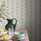 Flower Buds Wallpaper - Green - Boråstapeter - 7778 - Premier Wallcovering