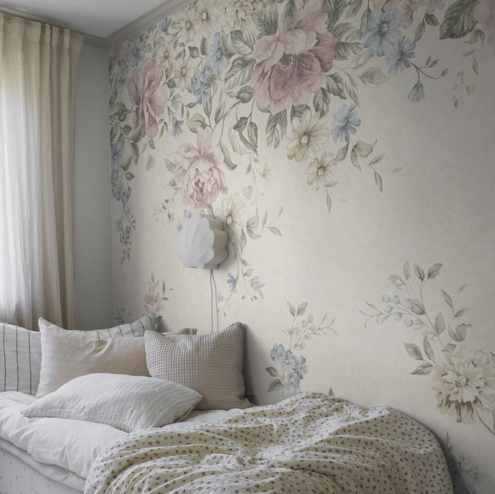 Flower Garden Wall Mural - Multi - Boråstapeter - 6944 - Premier Wallcovering