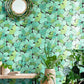 Flower Power August Wallpaper - Vert Emeraude - Caselio - 101887124