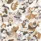 Flower Power July Wallpaper - Beige Gris - Caselio - 101871090