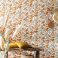 Flower Power May Wallpaper - Ocre Rose - Caselio - 101857241