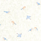 Flying Bird Once Upon A Time Wallpaper - Bleu Ciel - Casadeco - 88316471 - Premier Wallcovering