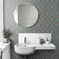 Foglavik Wallpaper - Navy / Red - Boråstapeter - 4521 - Premier Wallcovering