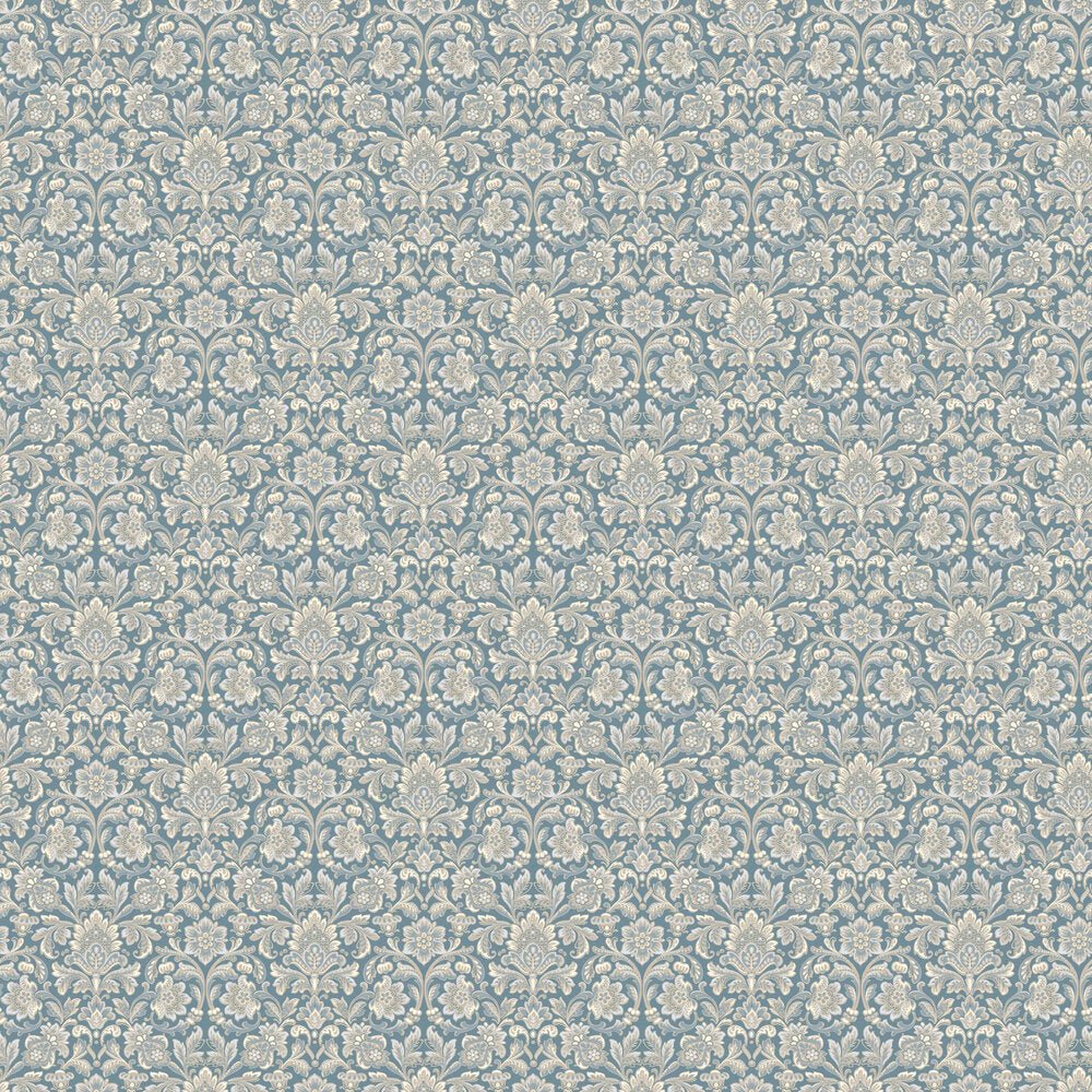 Foglavik Wallpaper - Metallic Blue - Boråstapeter - 4524 - Premier Wallcovering