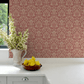 Foglavik Wallpaper - Red / Gold - Boråstapeter - 4523 - Premier Wallcovering
