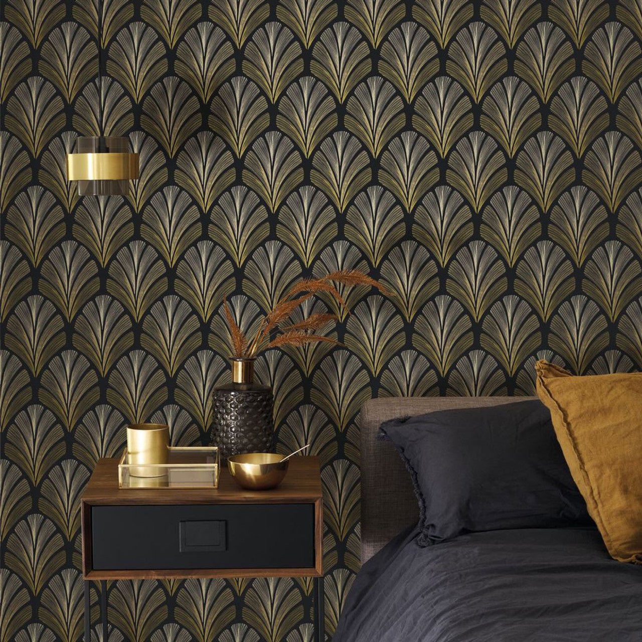 Folies St James Annees Folles Wallpaper - Tabac - Casadeco - 201052926 - Premier Wallcovering