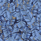 Folium Botanica Wallpaper - Bleu Encre - Casadeco - 85946755 - Premier Wallcovering