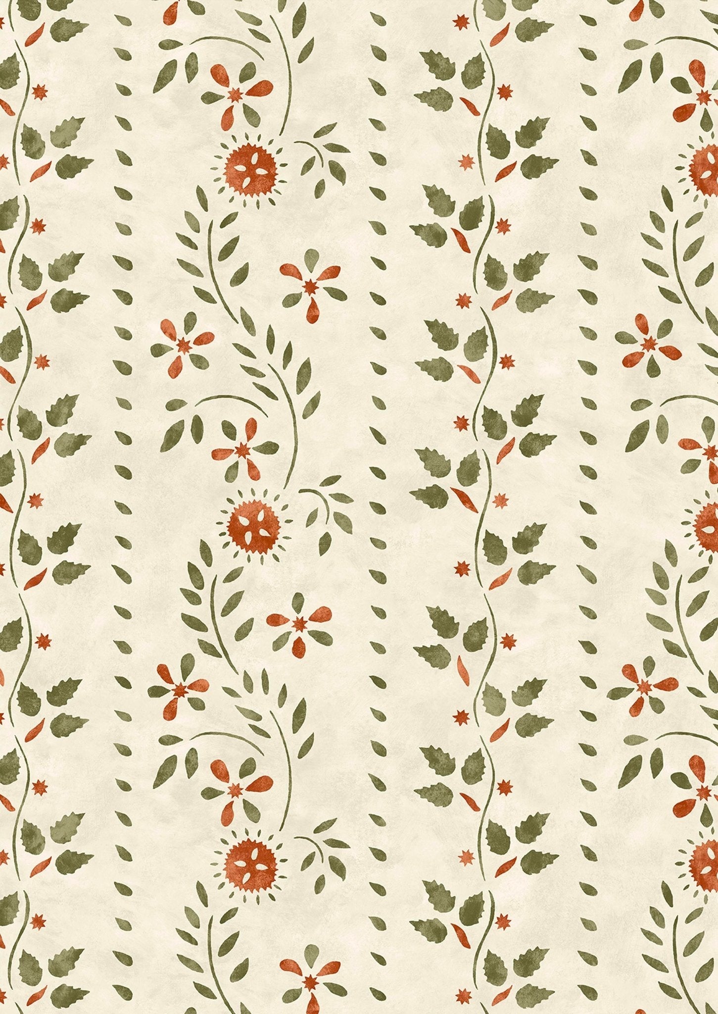 Lewis & Wood - Folklore - Green Apple - Premier Wallcovering