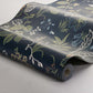 Folklore Wallpaper - Midnight Blue - Boråstapeter - 3262 - Premier Wallcovering