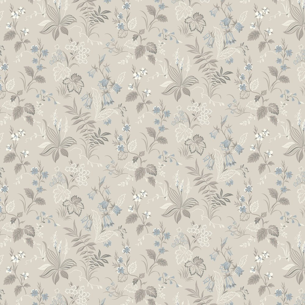 Folklore Wallpaper - Grey Beige - Boråstapeter - 3263 - Premier Wallcovering