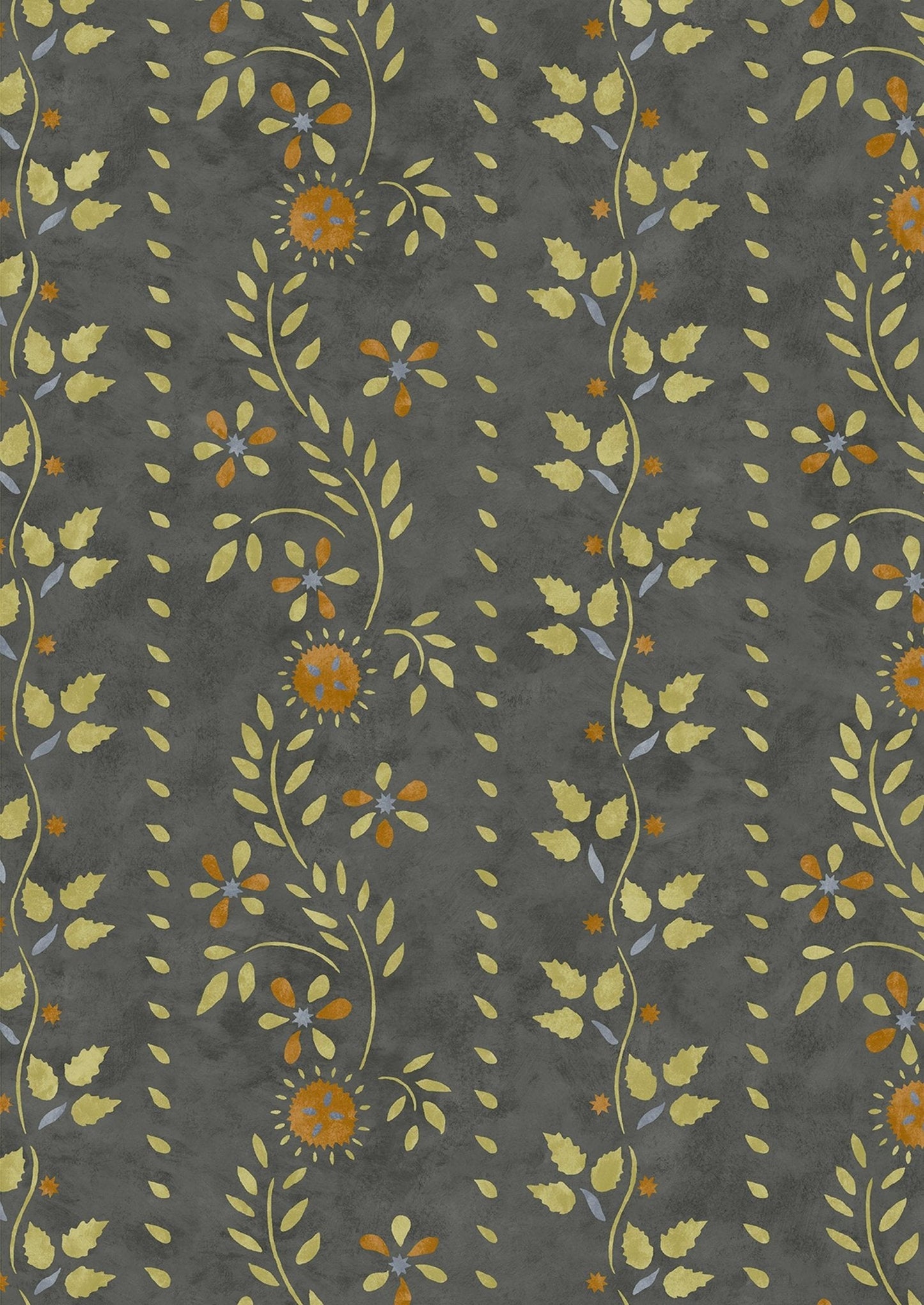 Lewis & Wood - Folklore - Charcoal Lime - Premier Wallcovering