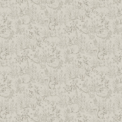 Forest Friends Wallpaper - Taupe - Boråstapeter - 6922 - Premier Wallcovering