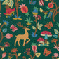 Forest Of Dean Wallpaper - Midnight/multi - DABW217219 - Sanderson