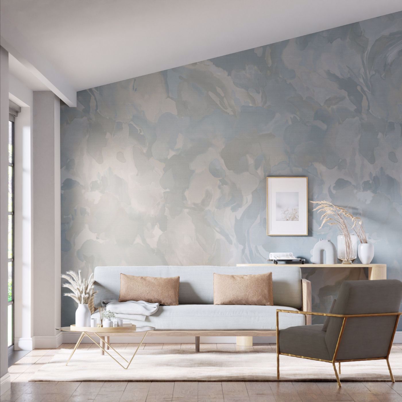 Foresta Wallpaper - Ethereal/Parchment - Harlequin - HC4W113000