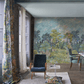 Foret Impressionniste Grasscloth Wallpaper - Celadon - PDG1183/01 - Designers Guild