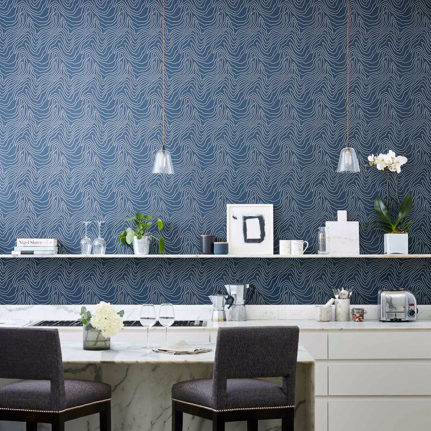Formation Wallpaper - Moonlight - Harlequin - HMFW111591
