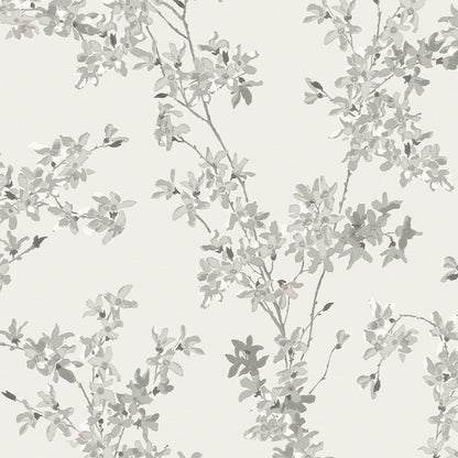 Forsythia Wallpaper - Steel - Laura Ashley - 113349 - Premier Wallcovering