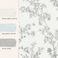 Forsythia Wallpaper - Steel - Laura Ashley - 113349 - Premier Wallcovering