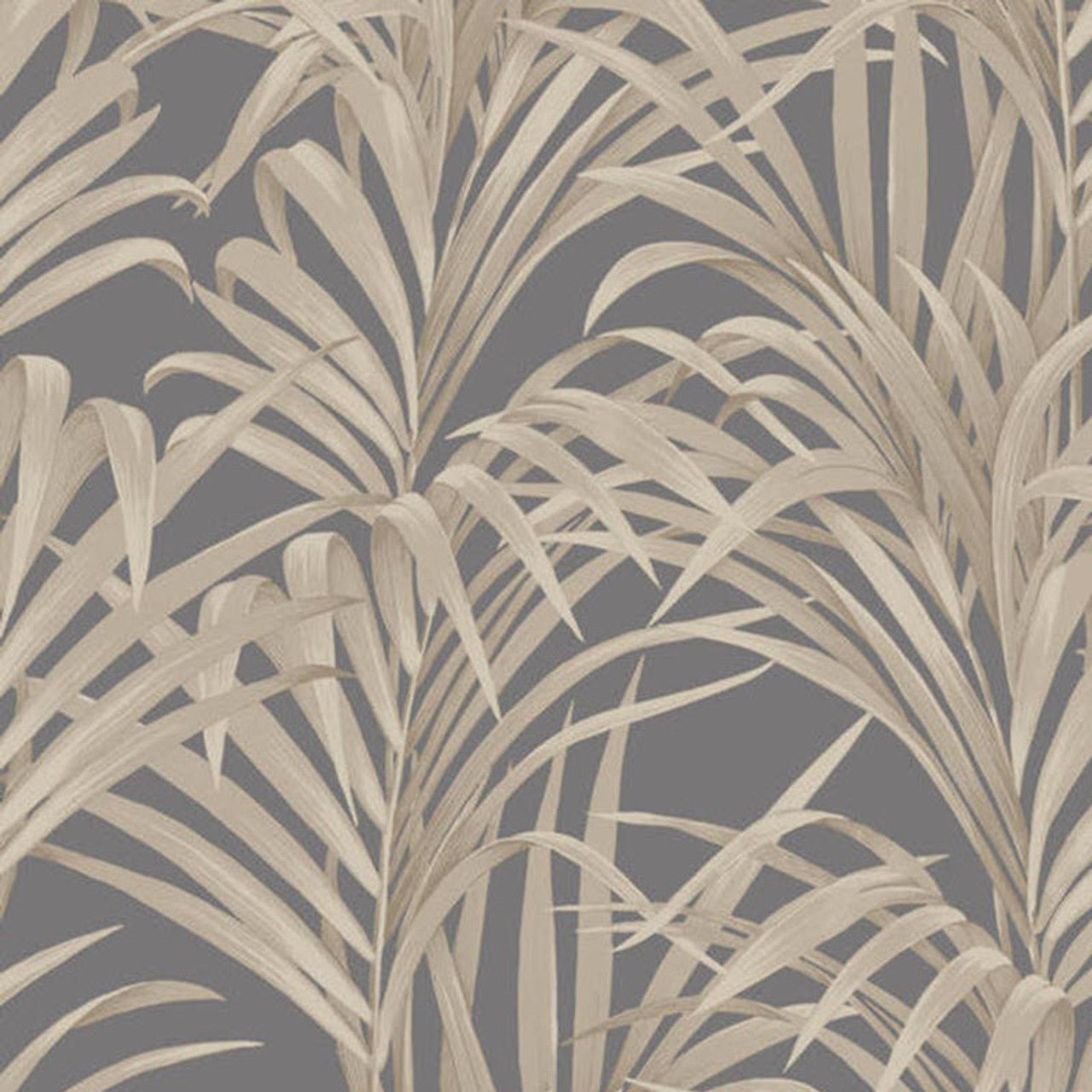 Fougeres 1930 Wallpaper - Noir And Or - Casadeco - 28929939 - Premier Wallcovering
