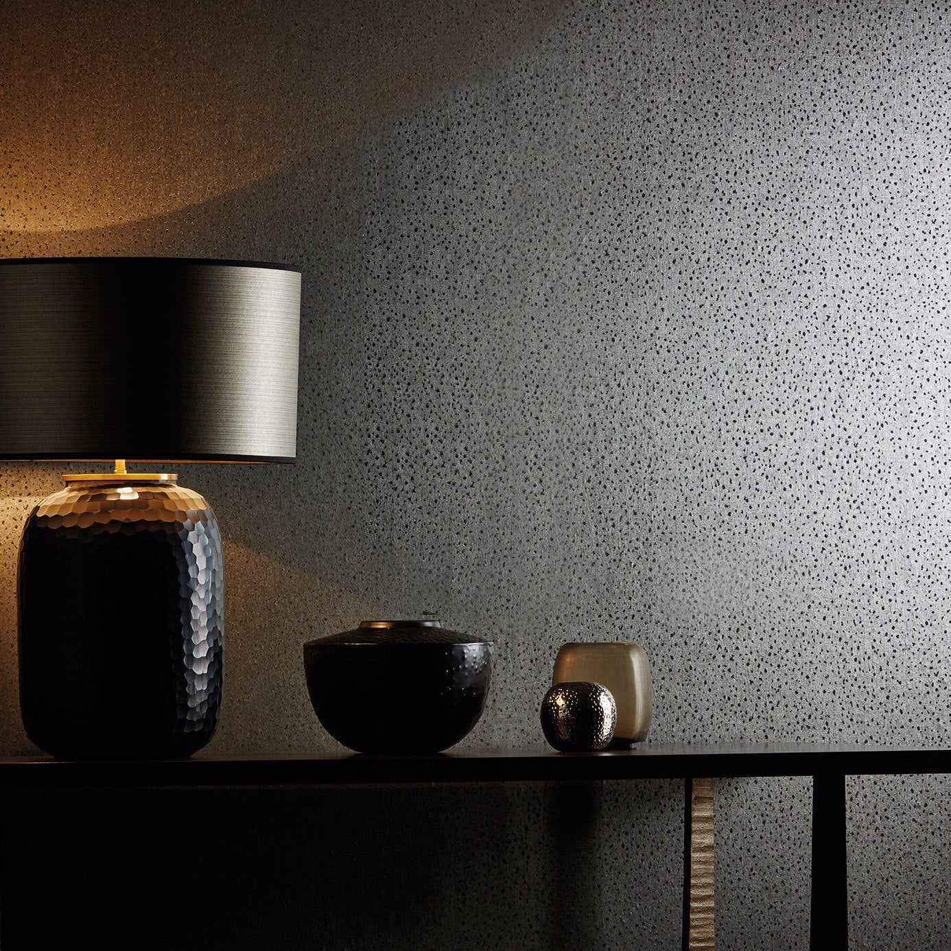 Foxy Wallpaper - Graphite - Harlequin - ETES110742