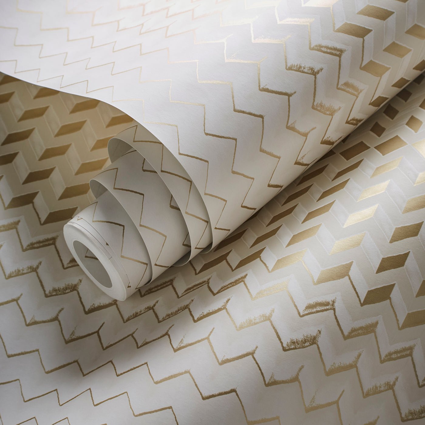 Fragment Wallpaper - Natural/Gold - Clarke & Clarke - W0150/04 - Premier Wallcovering