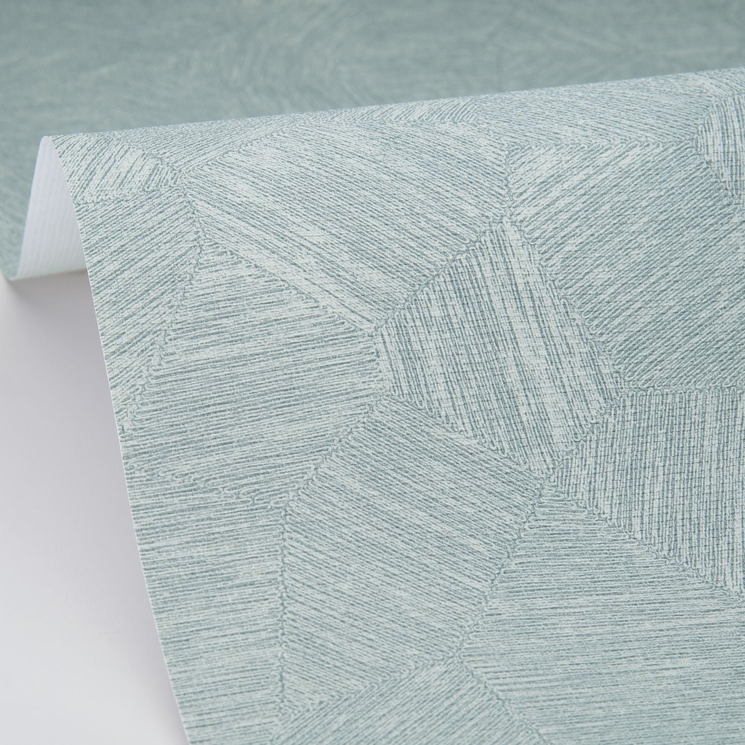 Fragments Wallpaper - Bleu cendre - Caselio - 107016109