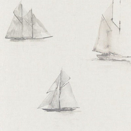 Fregate Rivage Wallpaper - Gris - Casadeco - 84019219 - Premier Wallcovering