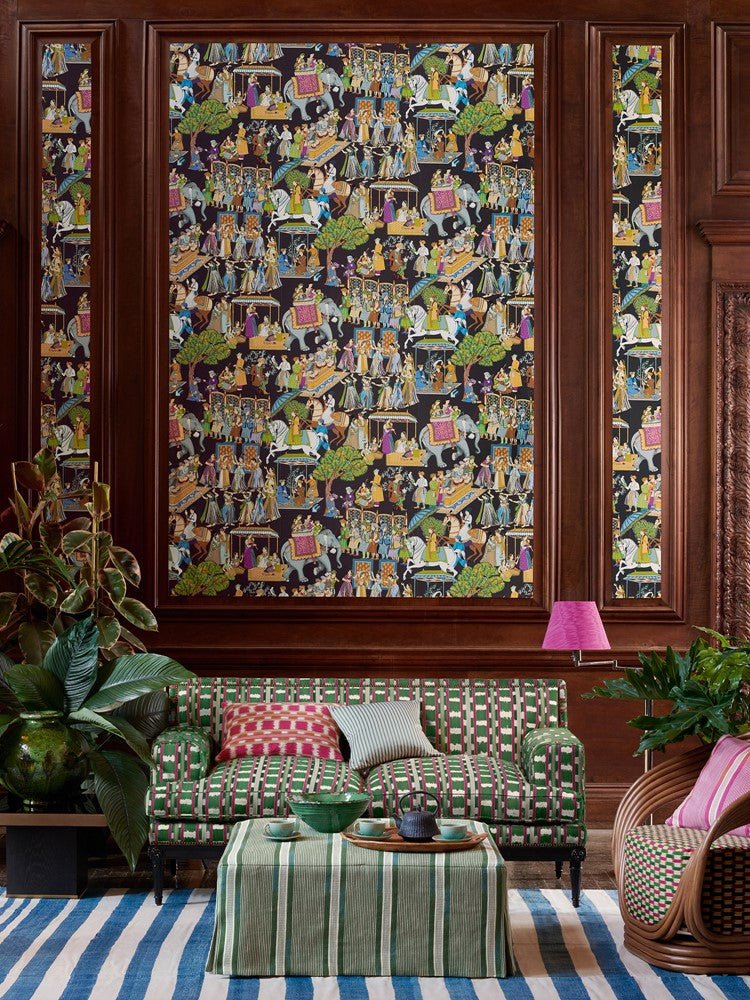 Frida Fabric - Fuchsia - Manuel Canovas - M4088-02 - Premier Wallcovering