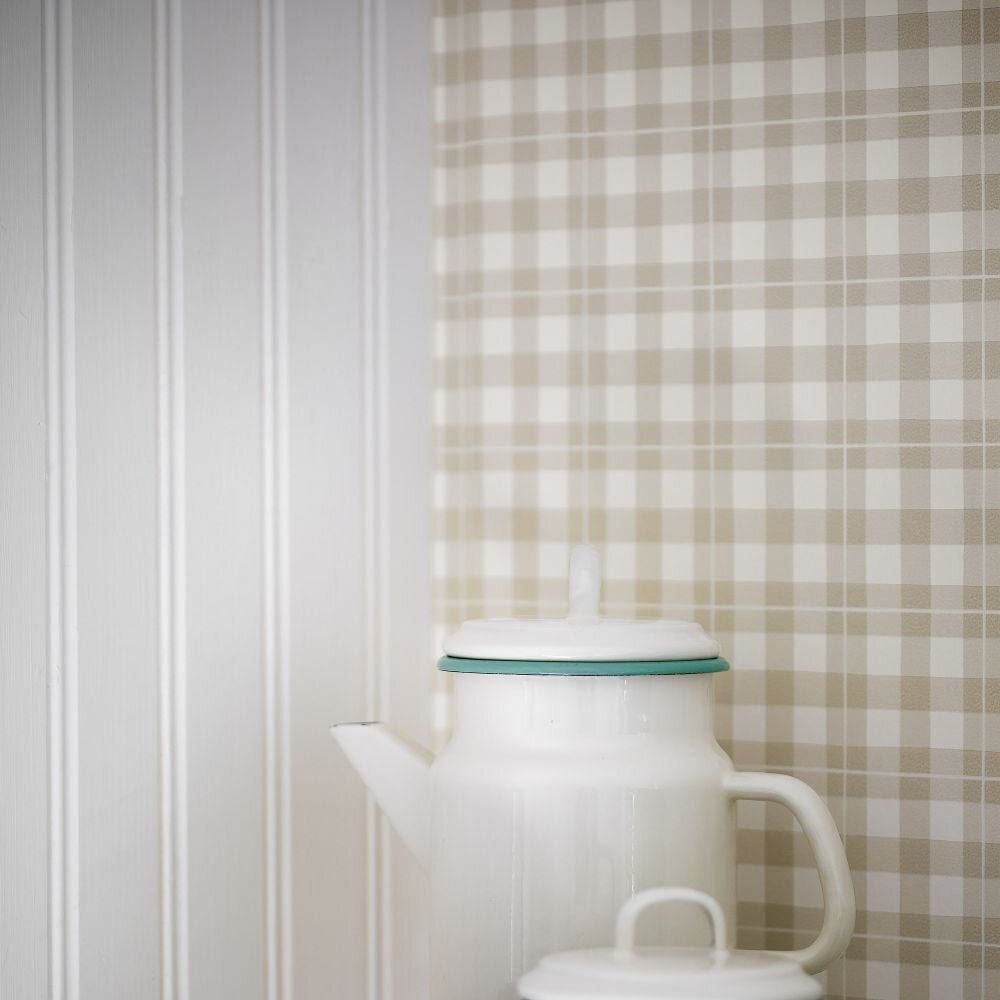 Frida Wallpaper - Beige - Boråstapeter - 7675 - Premier Wallcovering