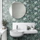 Friviva Wallpaper - Teal - Boråstapeter - 2081 - Premier Wallcovering